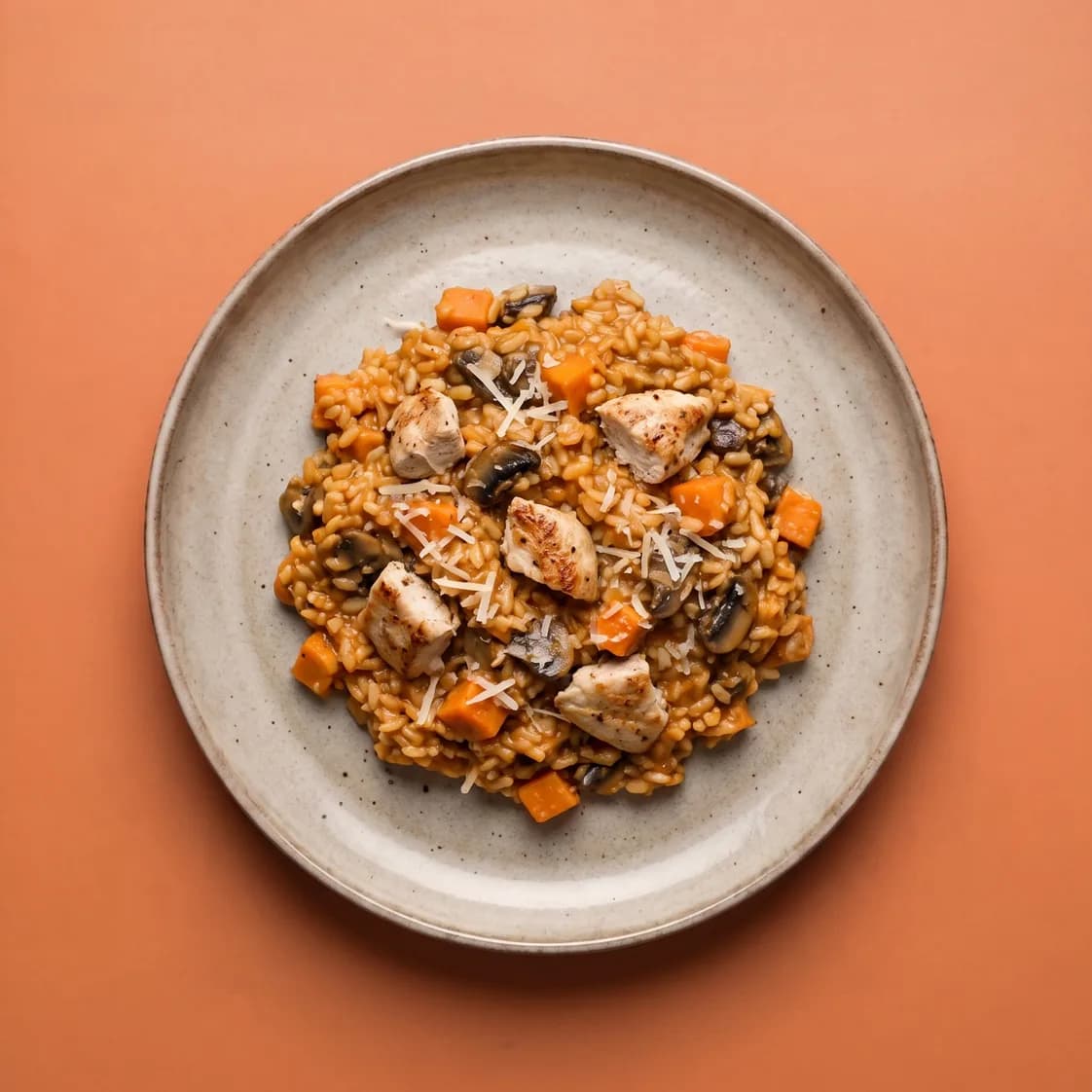 Zoete aardappel risotto