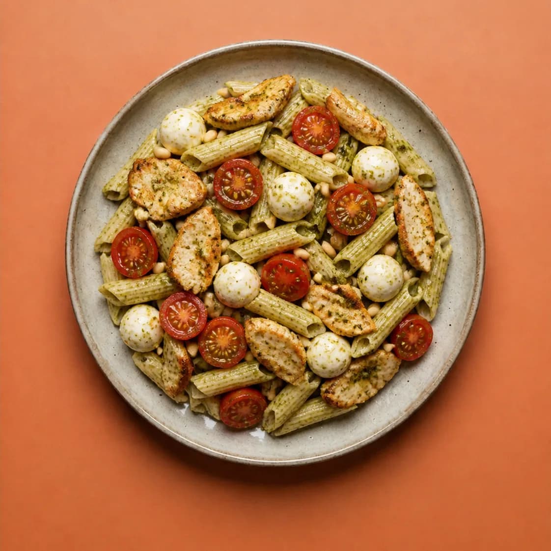 Caprese pastasalade