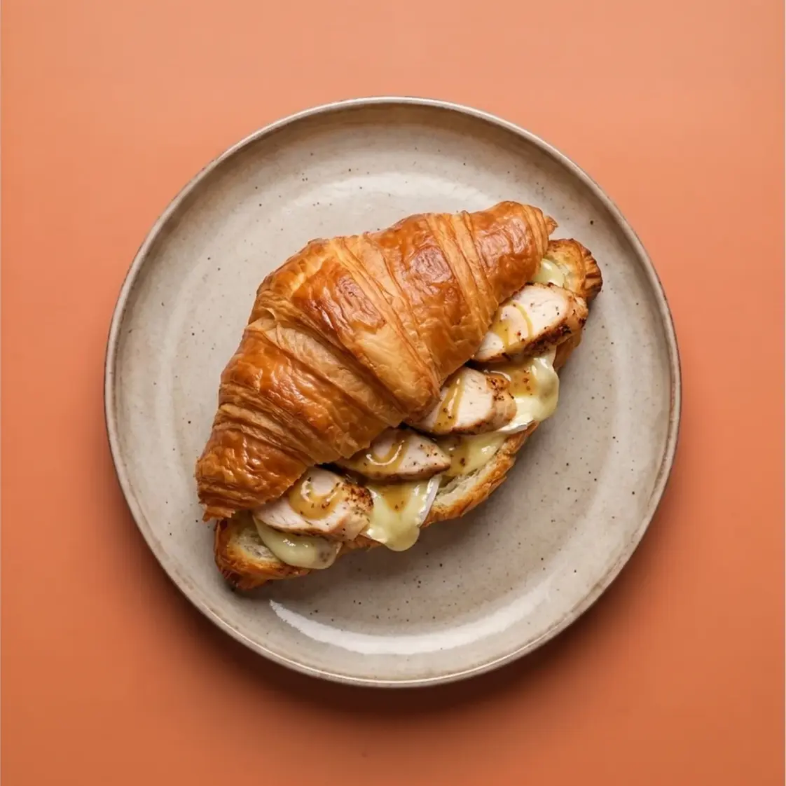 Croissant kip brie