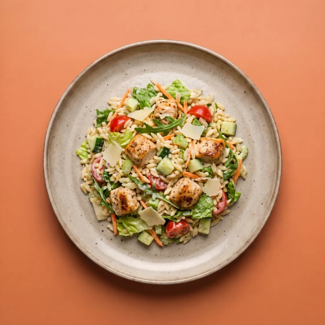 Griekse orzo salade