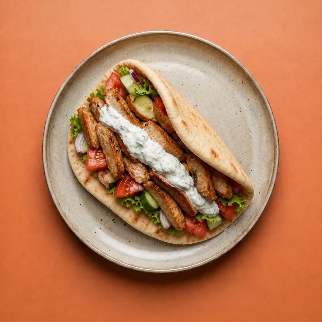 Griekse pita gyros