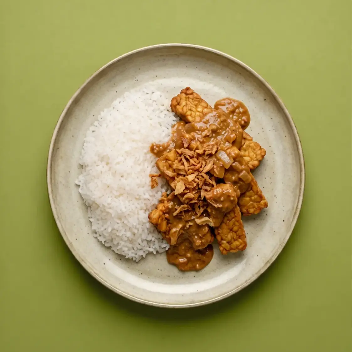 Indonesische tempeh ajam