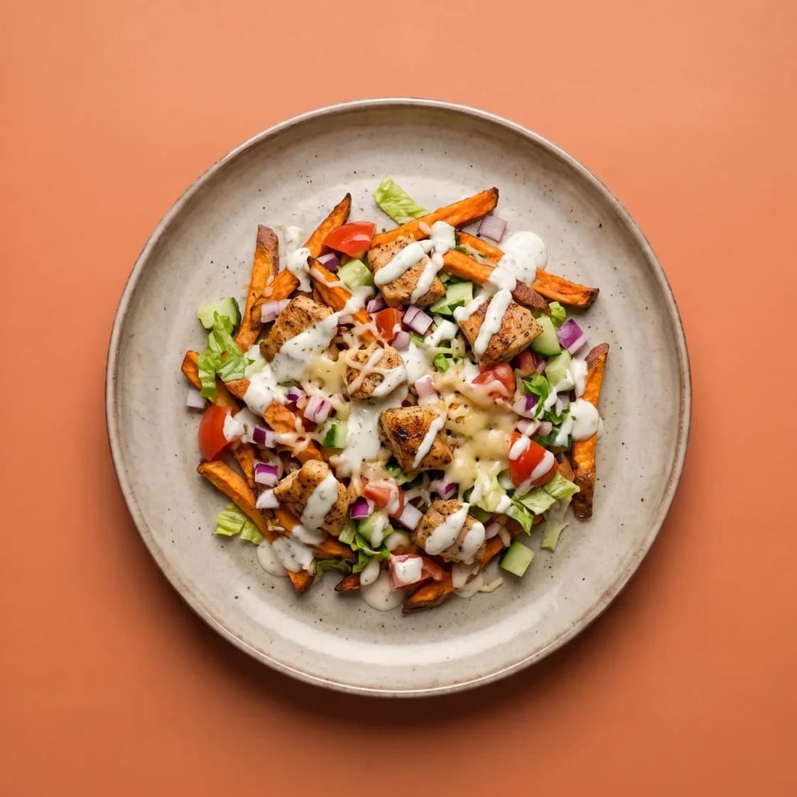 Kapsalon bowl met kip