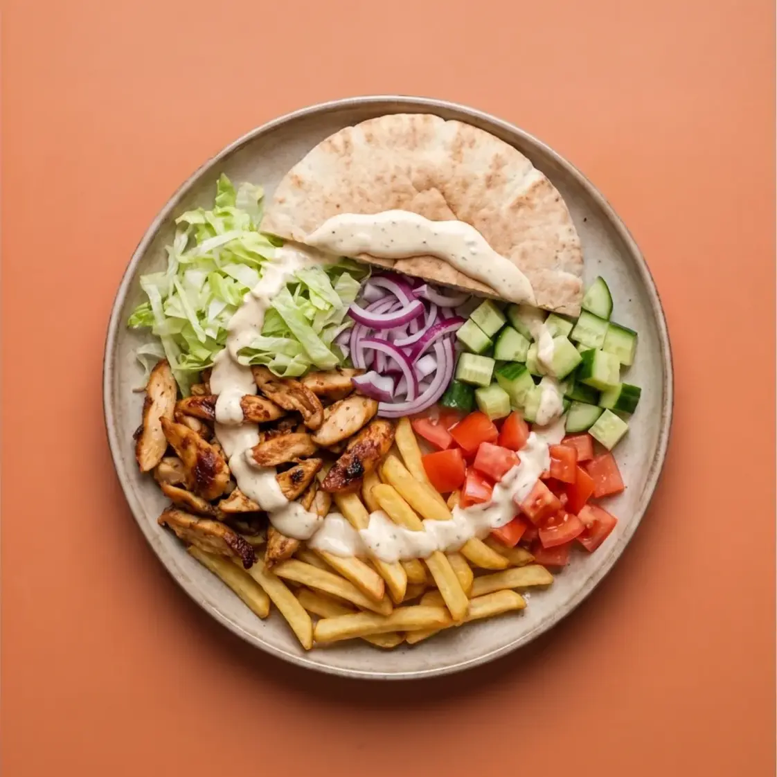 Kip shoarma bowl