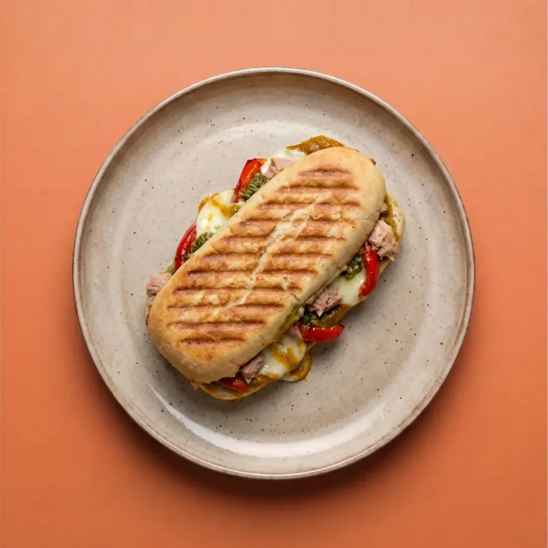 Panini tuna melt