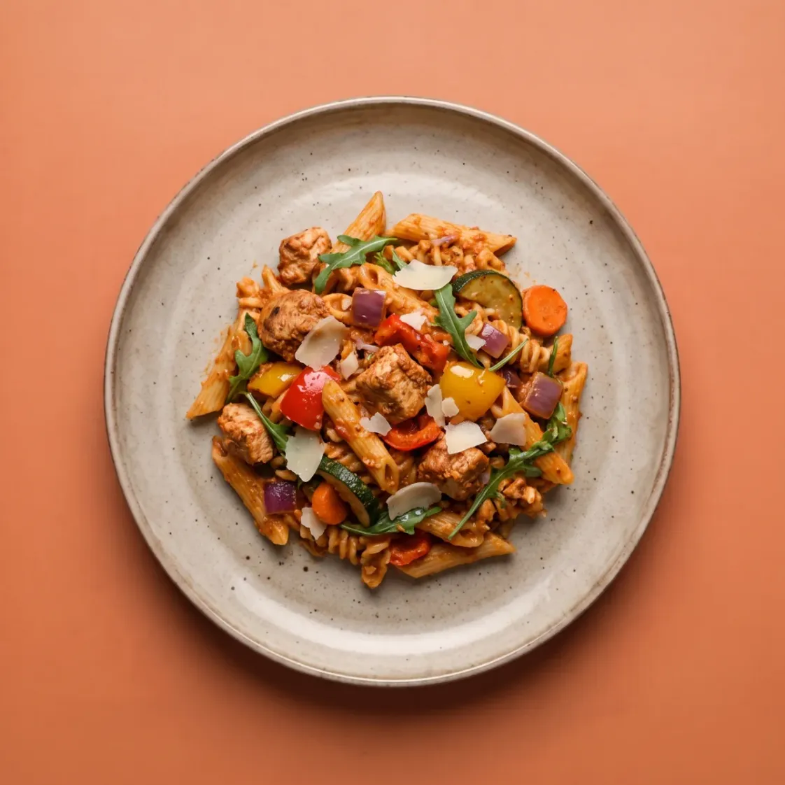 Pasta rode pesto