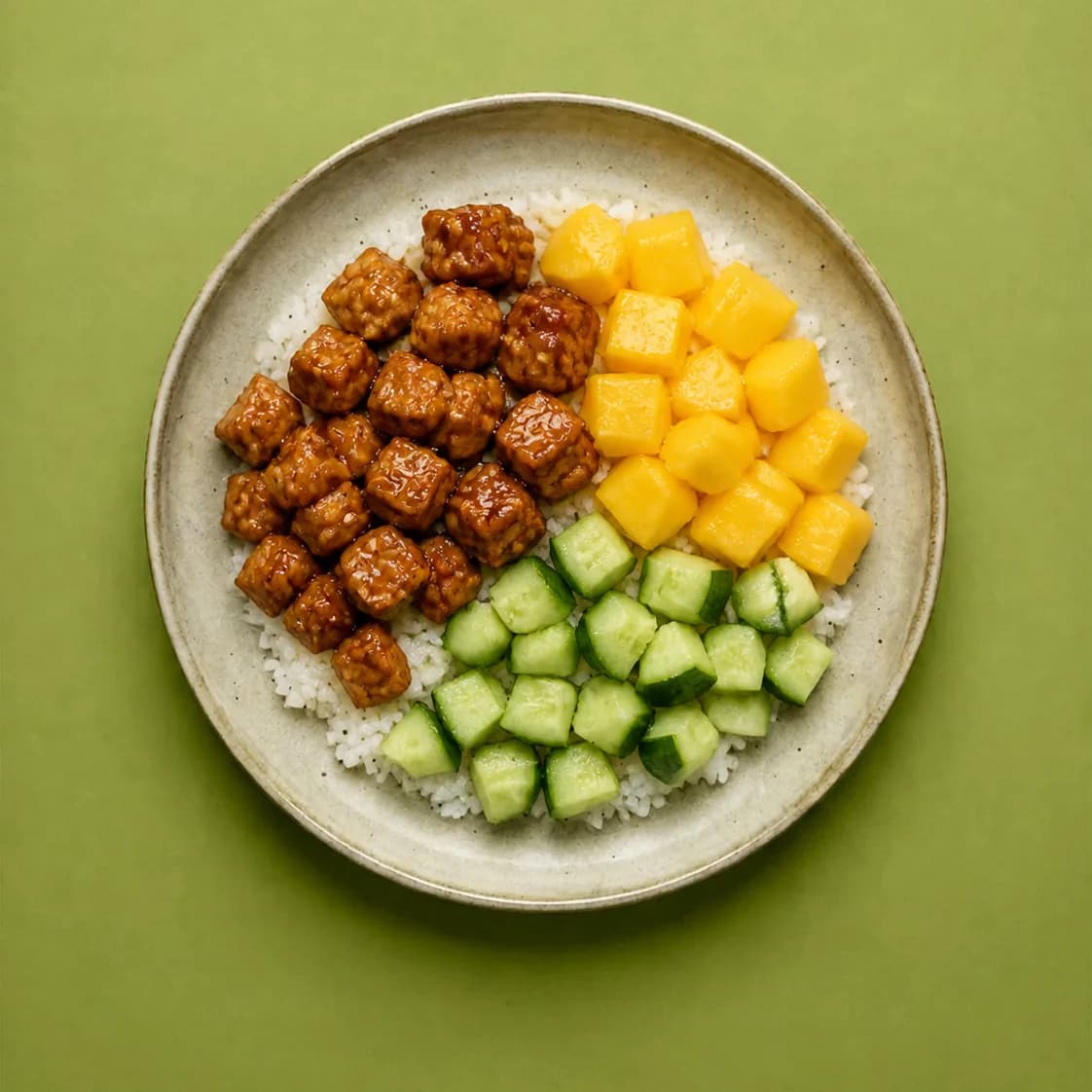 Poke bowl vega tempeh