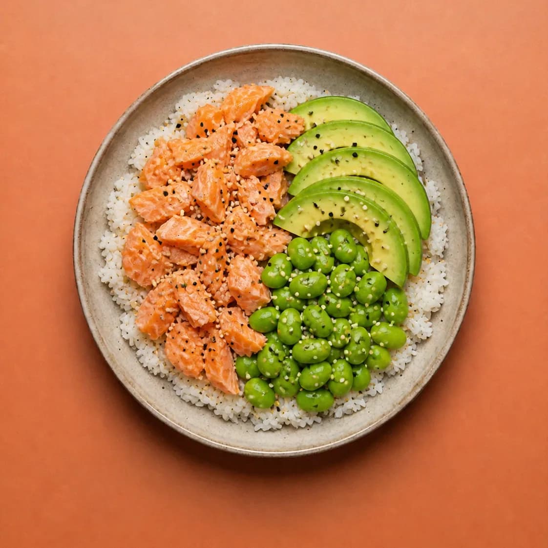 Poke bowl zalm