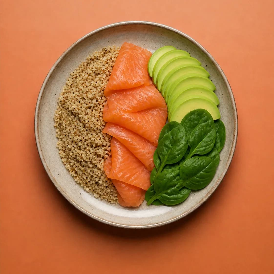Quinoa bowl zalm