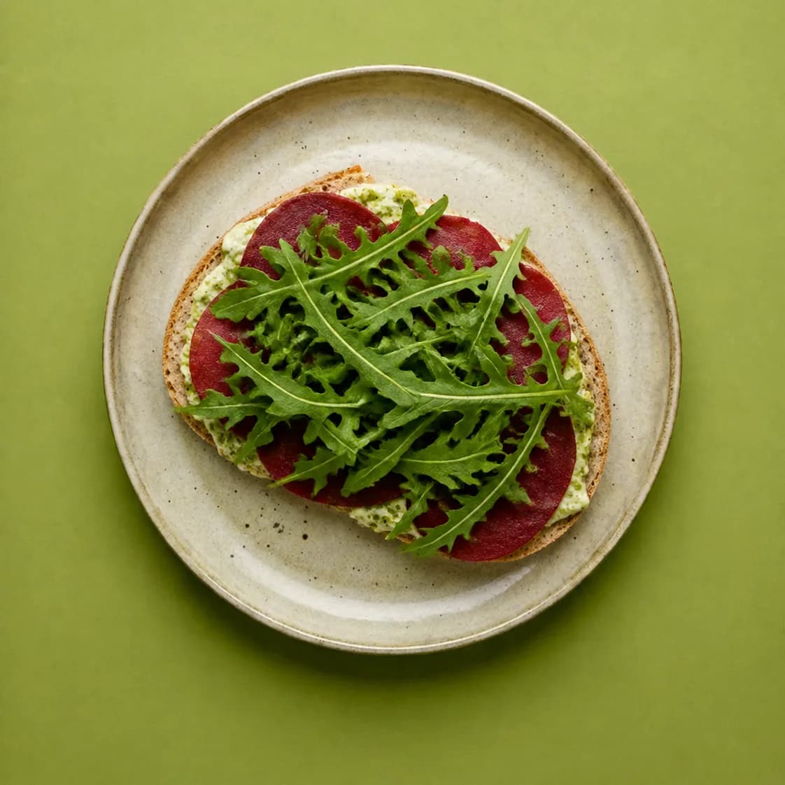 Vega broodje carpaccio