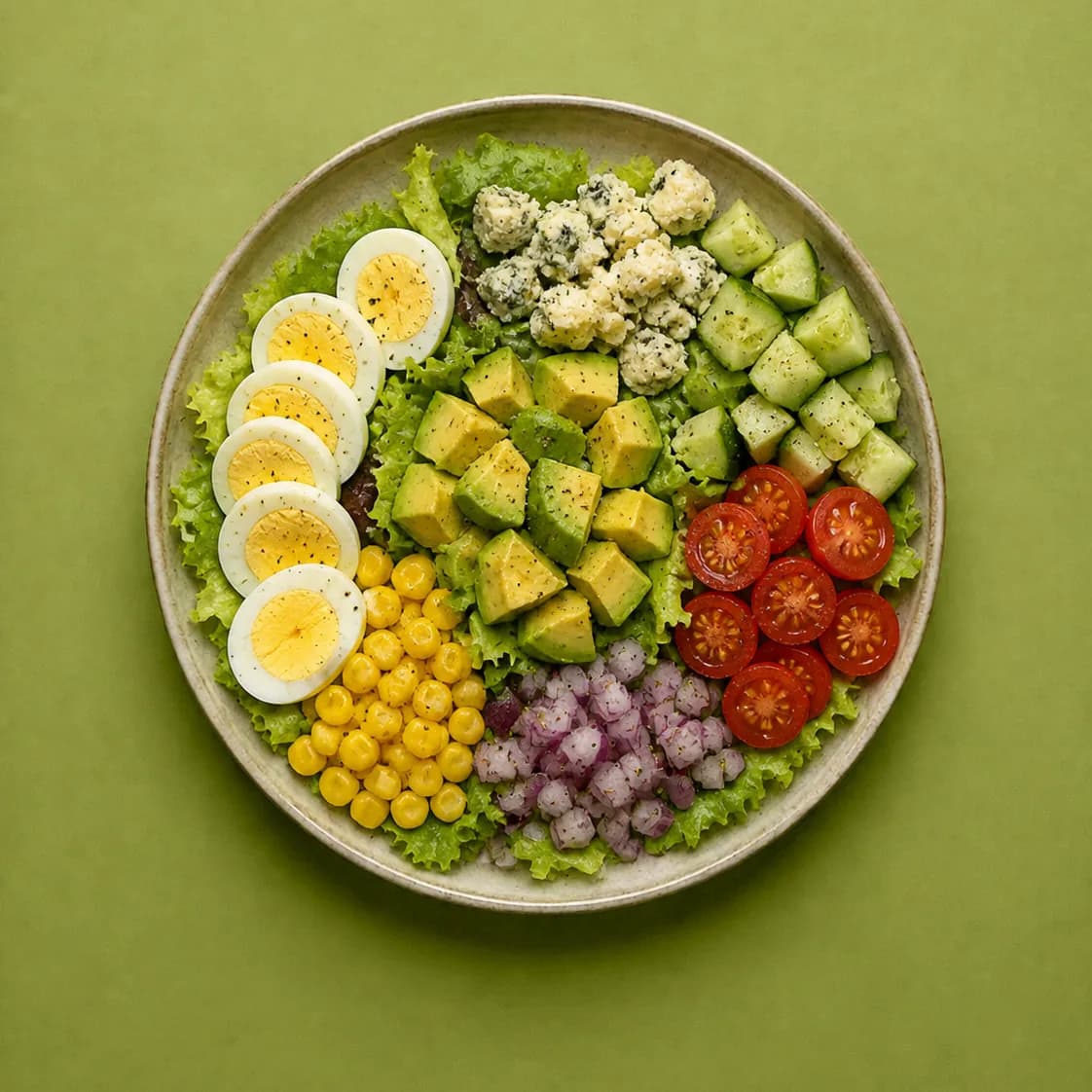 Vega cobb salade