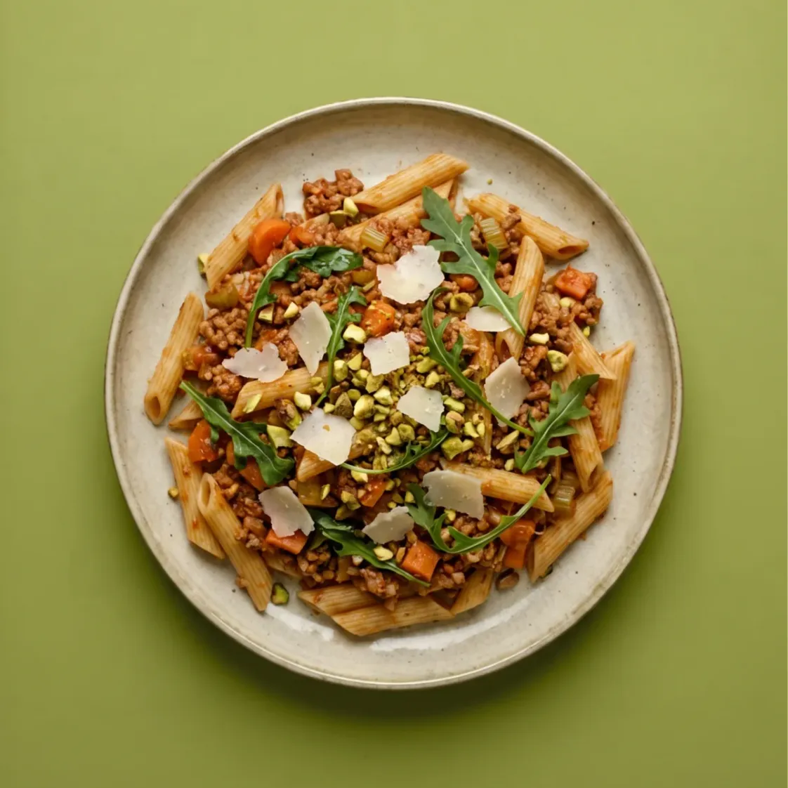 Vega pasta bolognese kaas