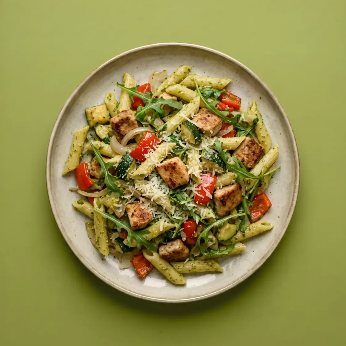 Vega pasta pesto