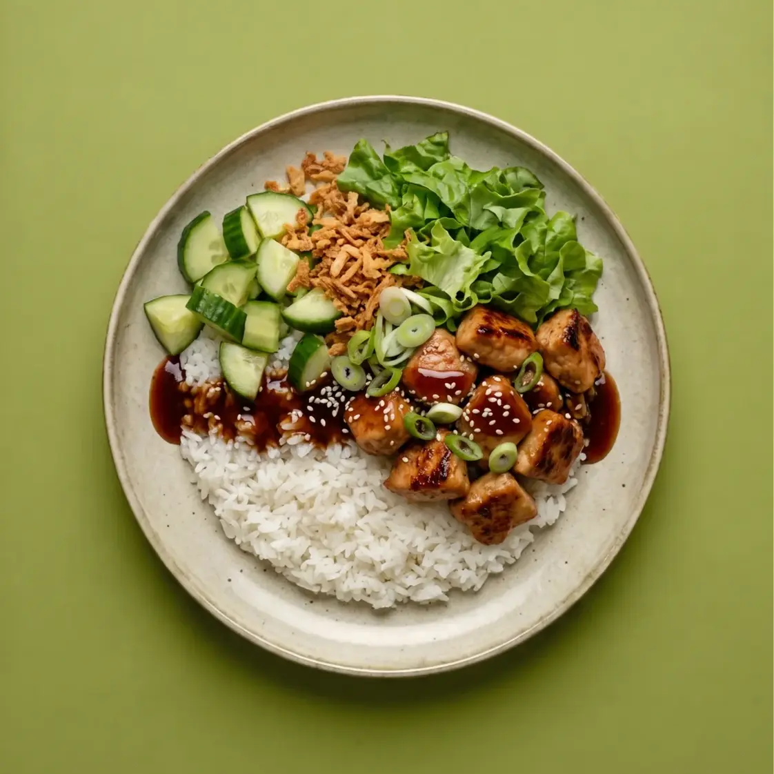 Vega teriyaki bowl