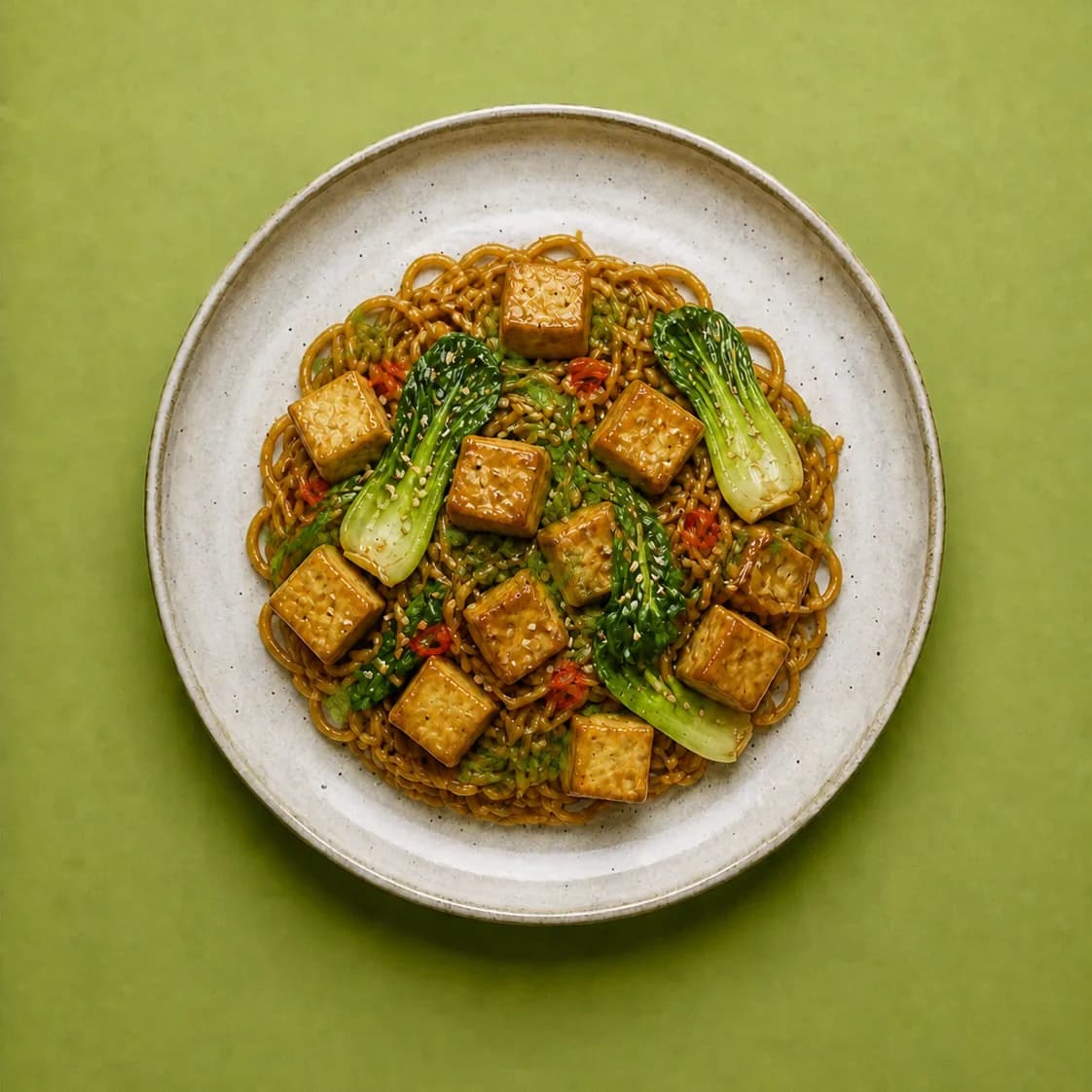 Vega teriyaki noodles
