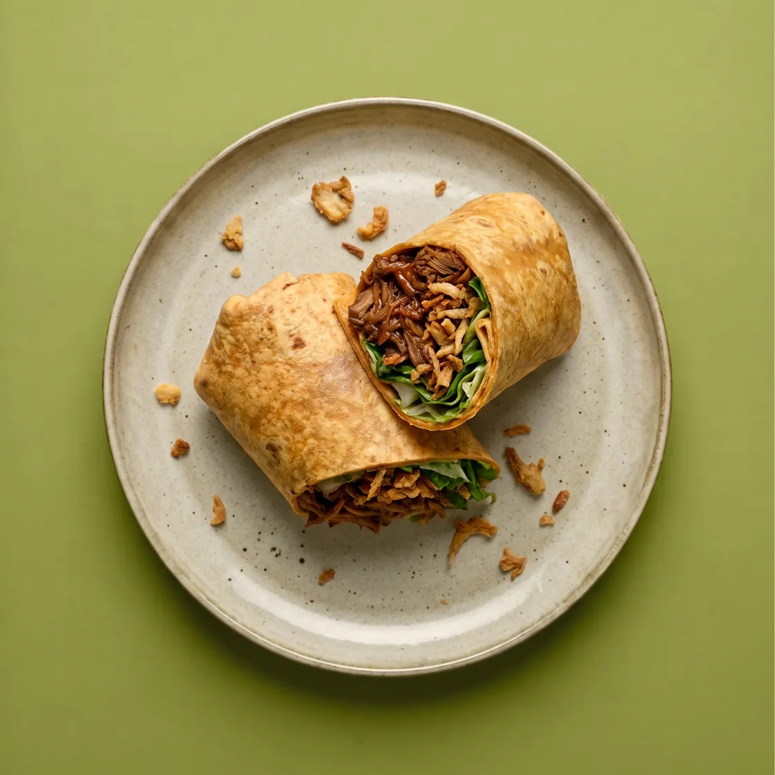 Vega wraps met pulled