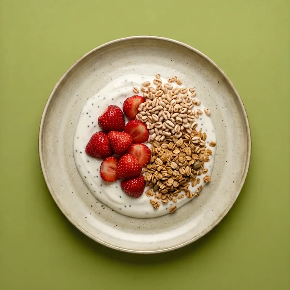 Yoghurt bowl aardbei